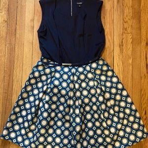 Modcloth quirky vintage pattern fit and flare